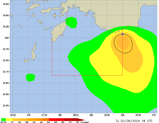 Tu 20.08.2024 18 UTC