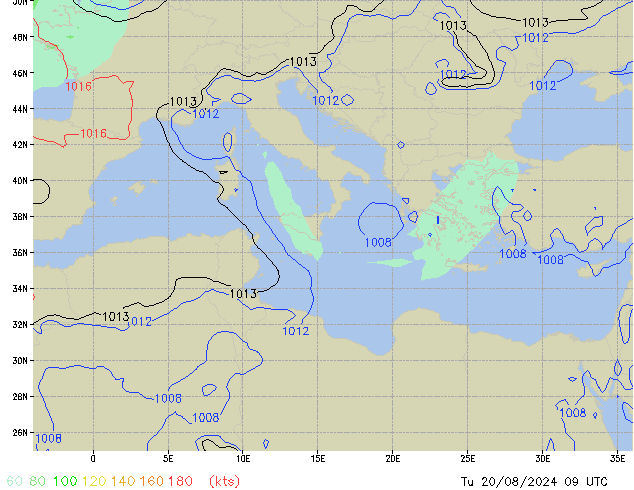 Tu 20.08.2024 09 UTC