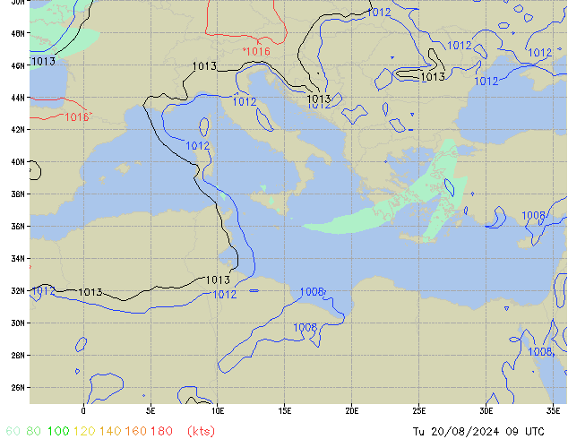 Tu 20.08.2024 09 UTC