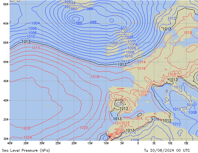 Tu 20.08.2024 00 UTC