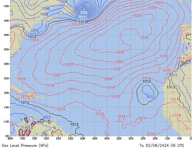 Tu 20.08.2024 09 UTC