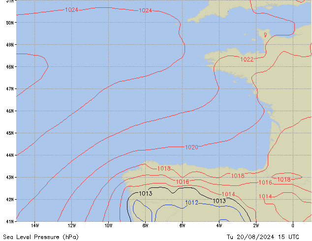 Tu 20.08.2024 15 UTC