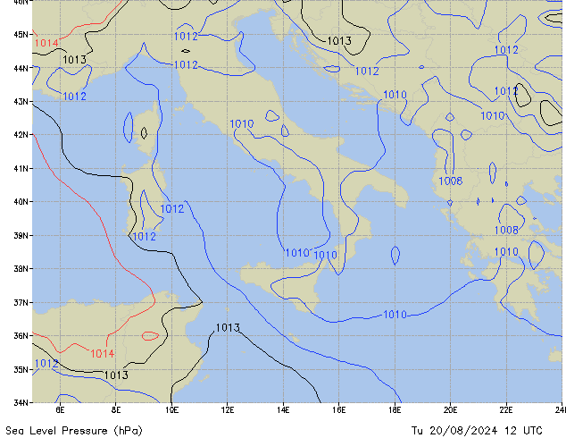 Tu 20.08.2024 12 UTC