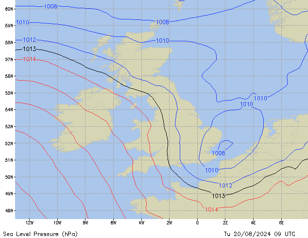 Tu 20.08.2024 09 UTC