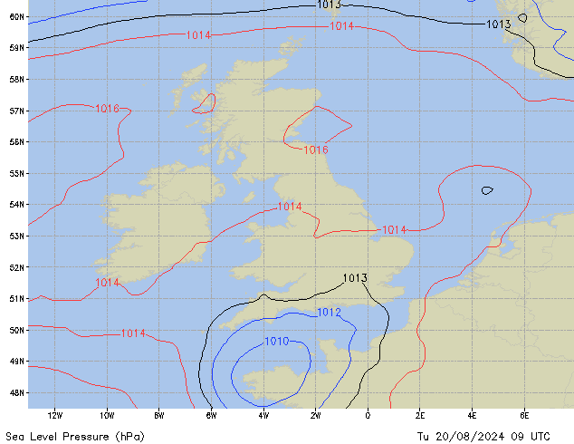 Tu 20.08.2024 09 UTC