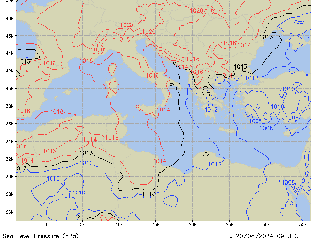 Tu 20.08.2024 09 UTC