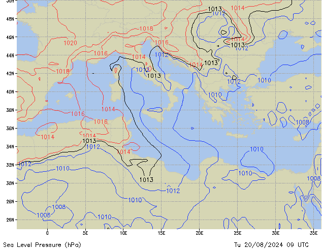 Tu 20.08.2024 09 UTC