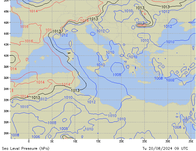 Tu 20.08.2024 09 UTC