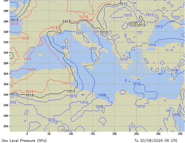 Tu 20.08.2024 09 UTC