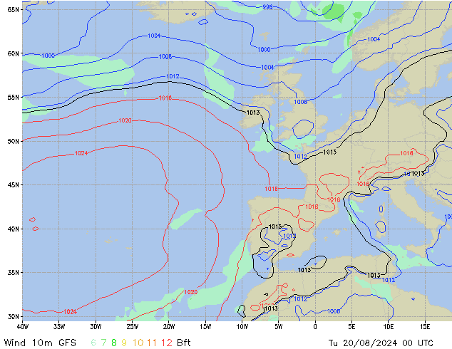 Tu 20.08.2024 00 UTC