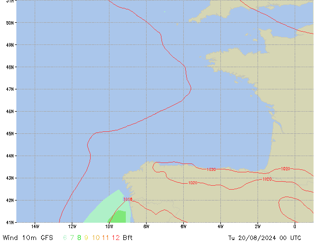 Tu 20.08.2024 00 UTC