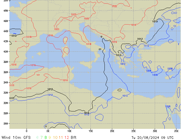 Tu 20.08.2024 09 UTC