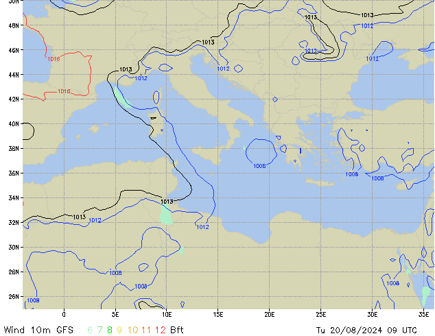 Tu 20.08.2024 09 UTC