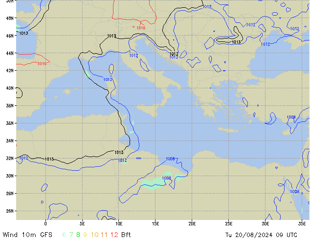 Tu 20.08.2024 09 UTC