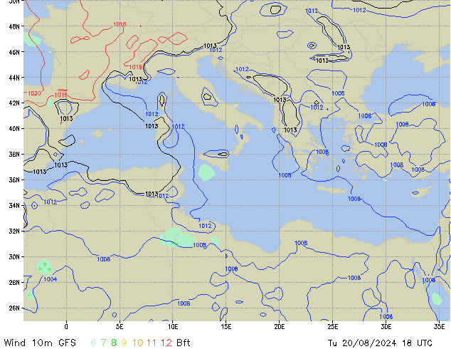 Tu 20.08.2024 18 UTC