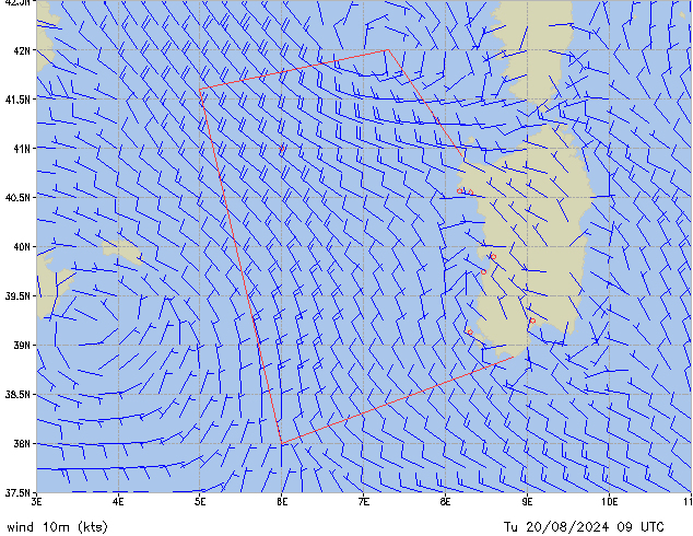 Tu 20.08.2024 09 UTC