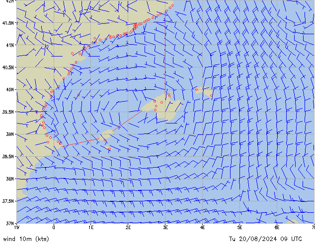 Tu 20.08.2024 09 UTC