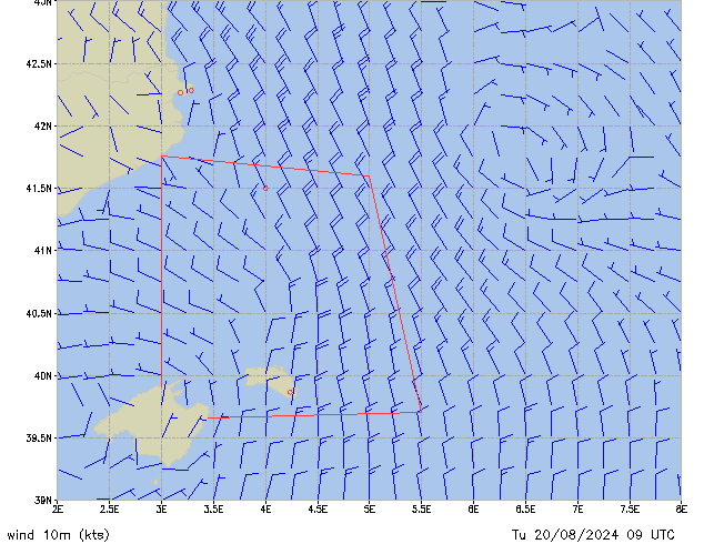 Tu 20.08.2024 09 UTC