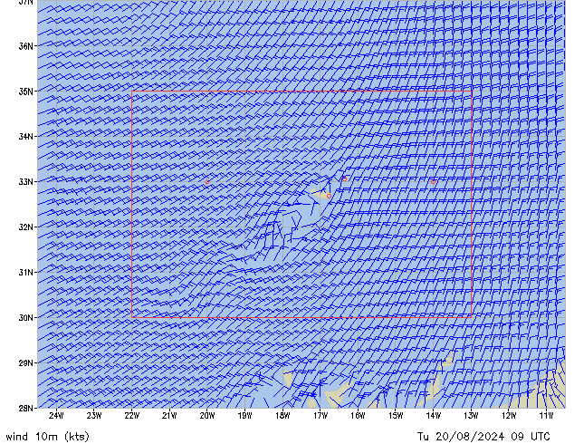 Tu 20.08.2024 09 UTC