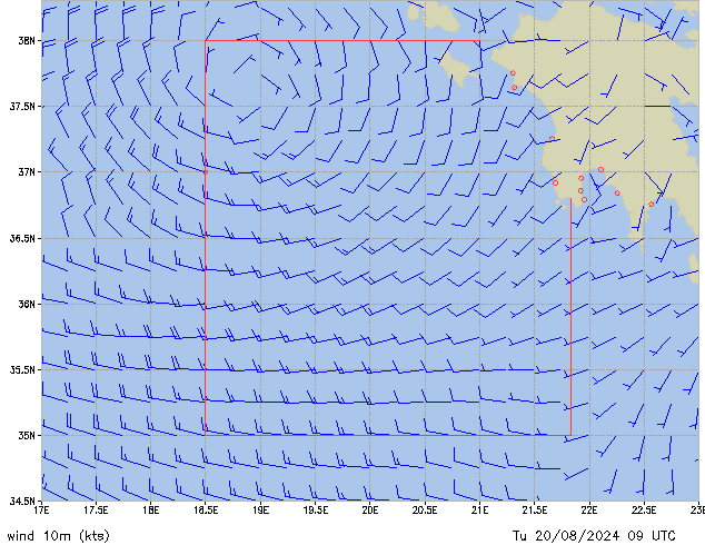 Tu 20.08.2024 09 UTC