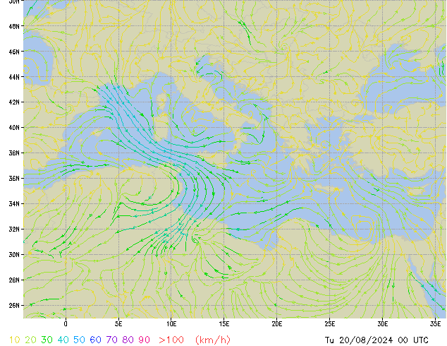 Tu 20.08.2024 00 UTC