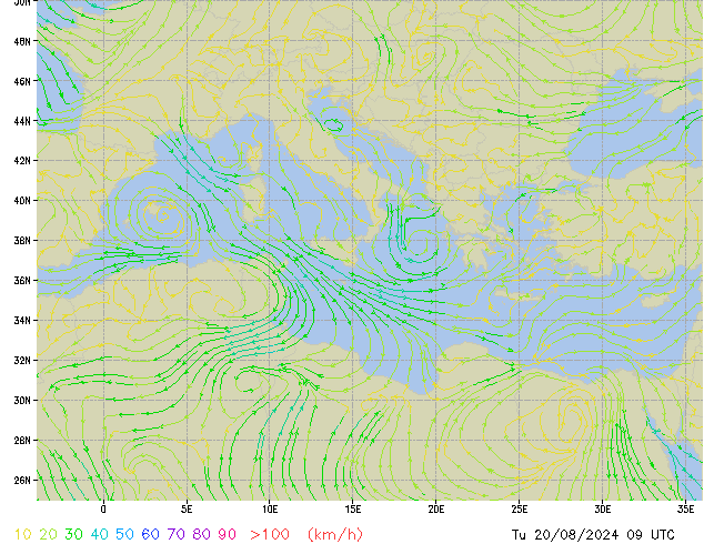 Tu 20.08.2024 09 UTC