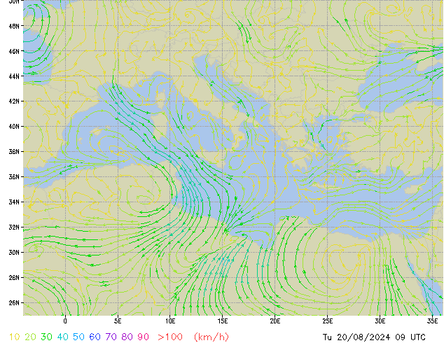 Tu 20.08.2024 09 UTC