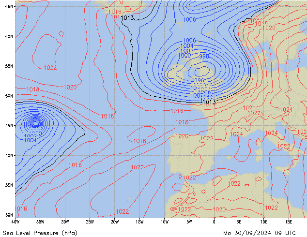 Mo 30.09.2024 09 UTC