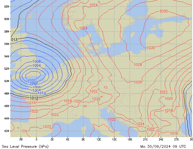 Mo 30.09.2024 09 UTC