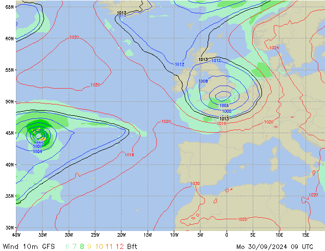 Mo 30.09.2024 09 UTC