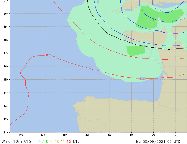 Mo 30.09.2024 09 UTC