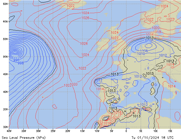 Tu 01.10.2024 18 UTC