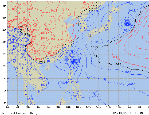 Tu 01.10.2024 09 UTC