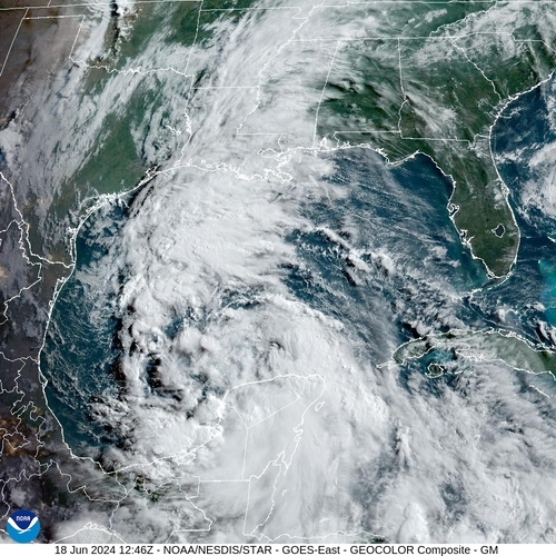 Satellite - Gulf of Mexico - Tue 18 Jun 09:46 EDT