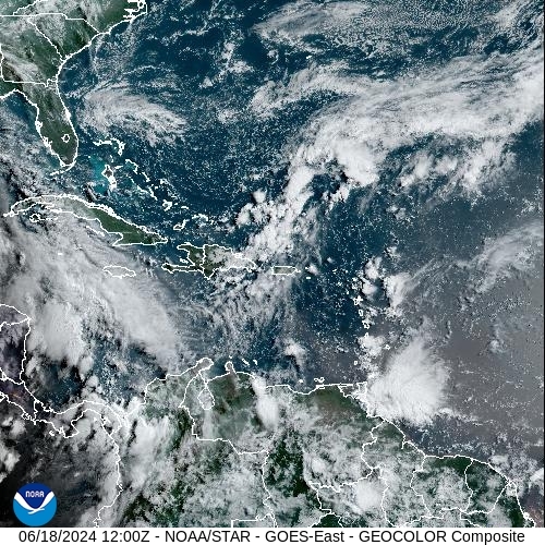 Satellite - Cuba/East - Tue 18 Jun 09:00 EDT