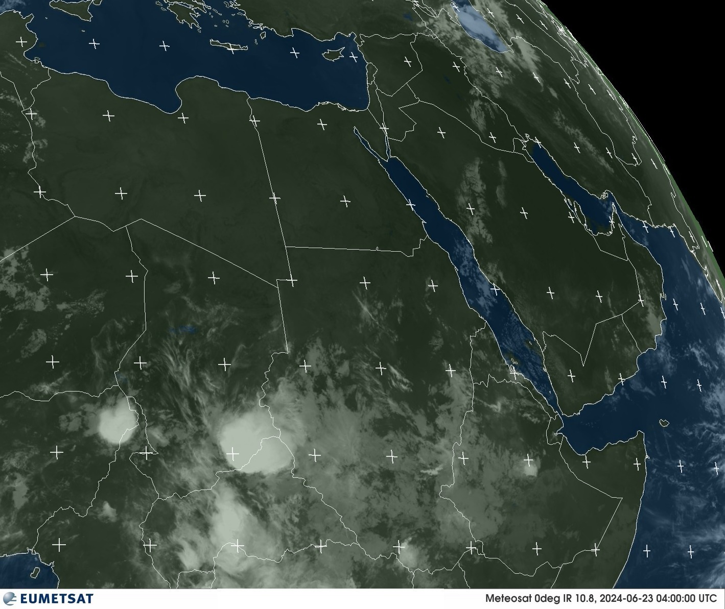 Satellite - Somalia/East - Sun 23 Jun 01:00 EDT