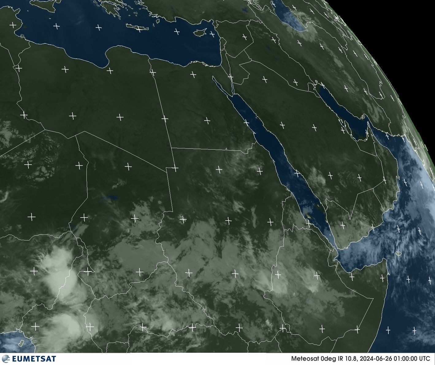 Satellite - Gulf of Oman - Tue 25 Jun 22:00 EDT