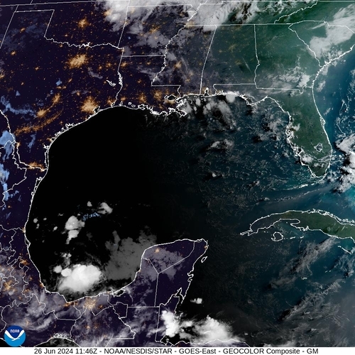 Satellite - Gulf of Honduras - Wed 26 Jun 08:46 EDT