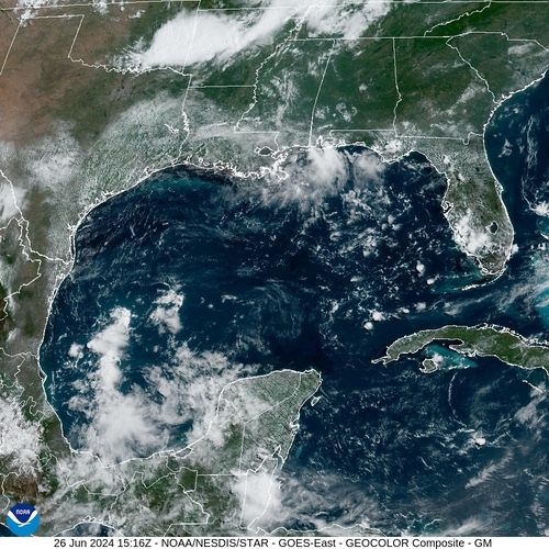 Satellite - Gulf of Honduras - Wed 26 Jun 12:16 EDT