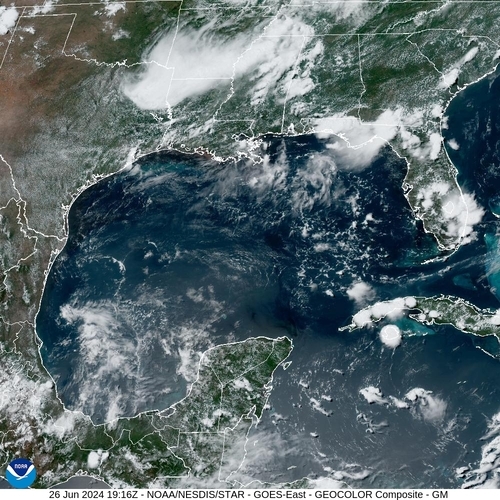 Satellite - Gulf of Honduras - Wed 26 Jun 16:16 EDT