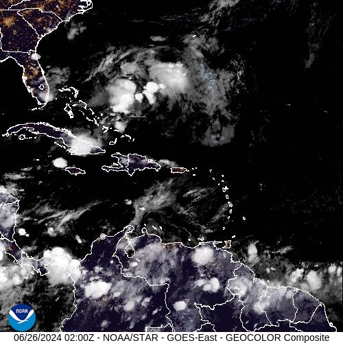 Satellite - Cuba/East - Tue 25 Jun 23:00 EDT
