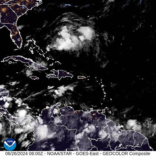 Satellite - Puerto Rico - Wed 26 Jun 03:00 EDT