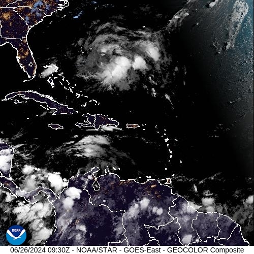 Satellite - Lesser Antilles - Wed 26 Jun 06:30 EDT