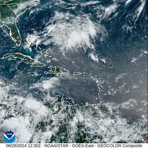Satellite - Cuba/East - Wed 26 Jun 09:30 EDT