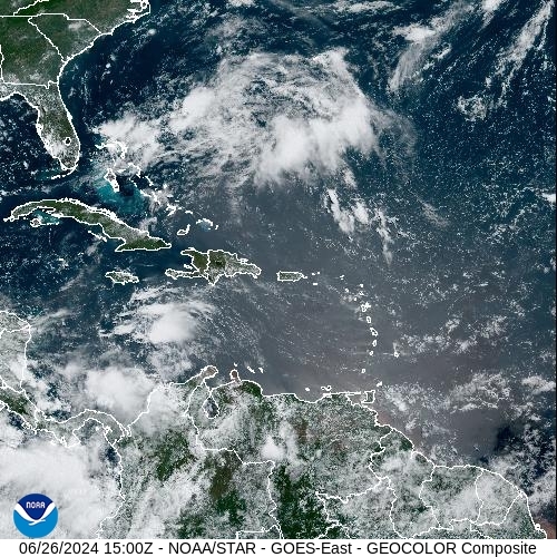 Satellite - Puerto Rico - Wed 26 Jun 12:00 EDT