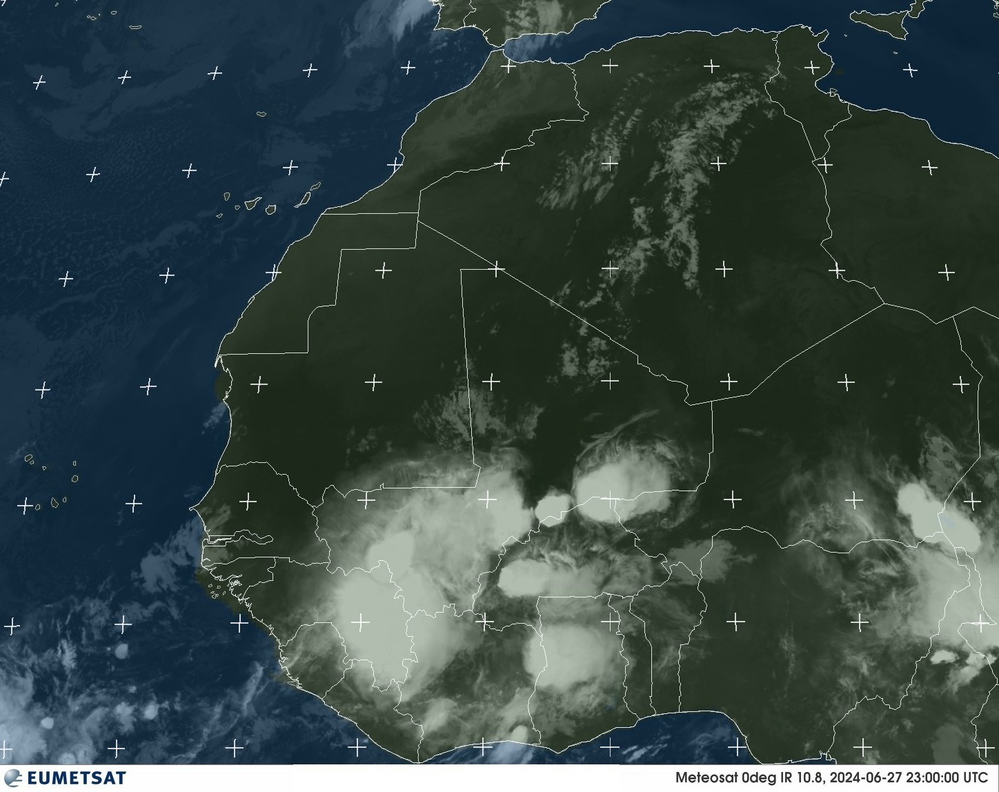 Satellite - Gulf of Guinea - Thu 27 Jun 20:00 EDT