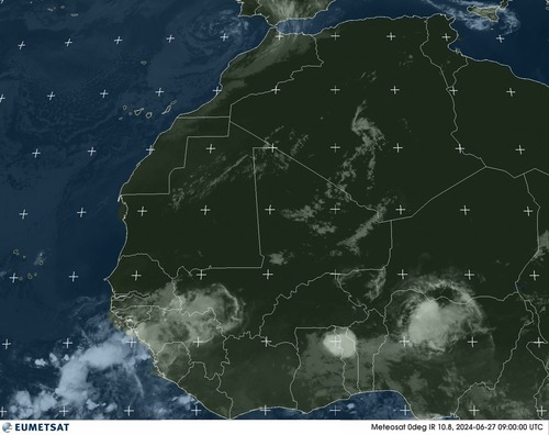 Satellite - Gulf of Guinea - Thu 27 Jun 06:00 EDT