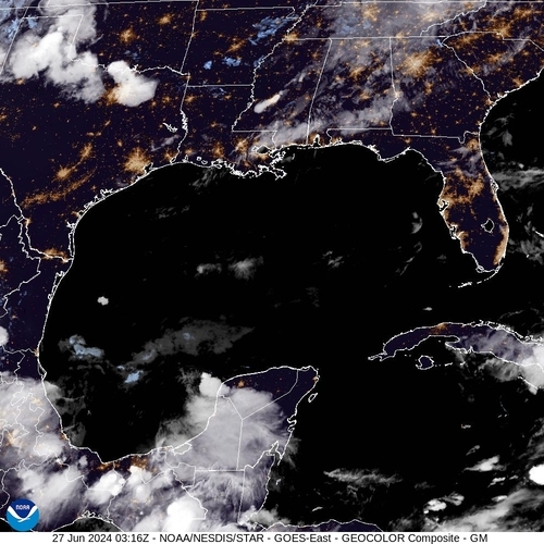 Satellite - Yucatan Strait - Thu 27 Jun 00:16 EDT