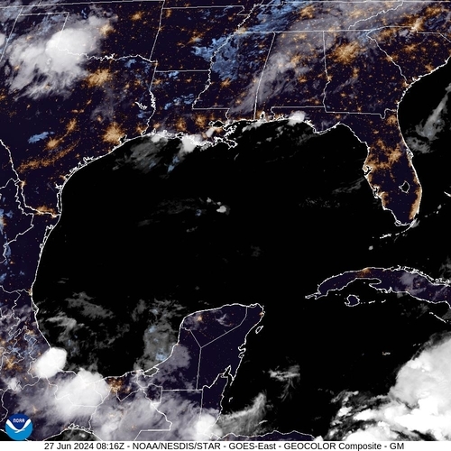 Satellite - Yucatan Strait - Thu 27 Jun 05:16 EDT