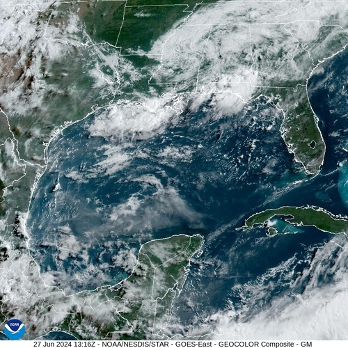 Satellite - Yucatan Strait - Thu 27 Jun 10:16 EDT